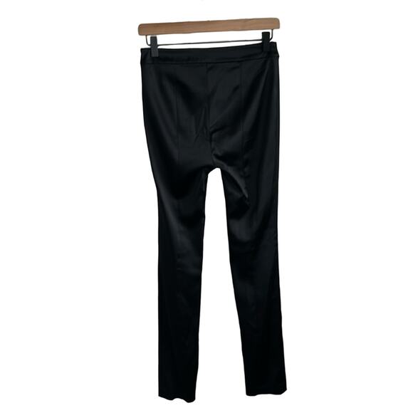 Theory Seamed Satin Legging Ankle Zippers - Picture 10 of 11